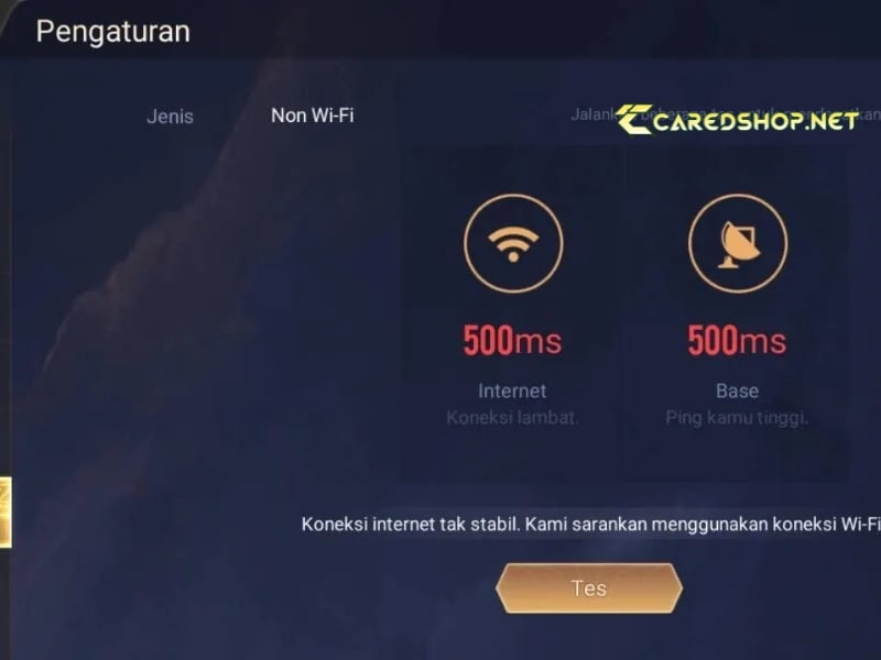 Kết nối mạng kém, ping cao cũng gây giật lag