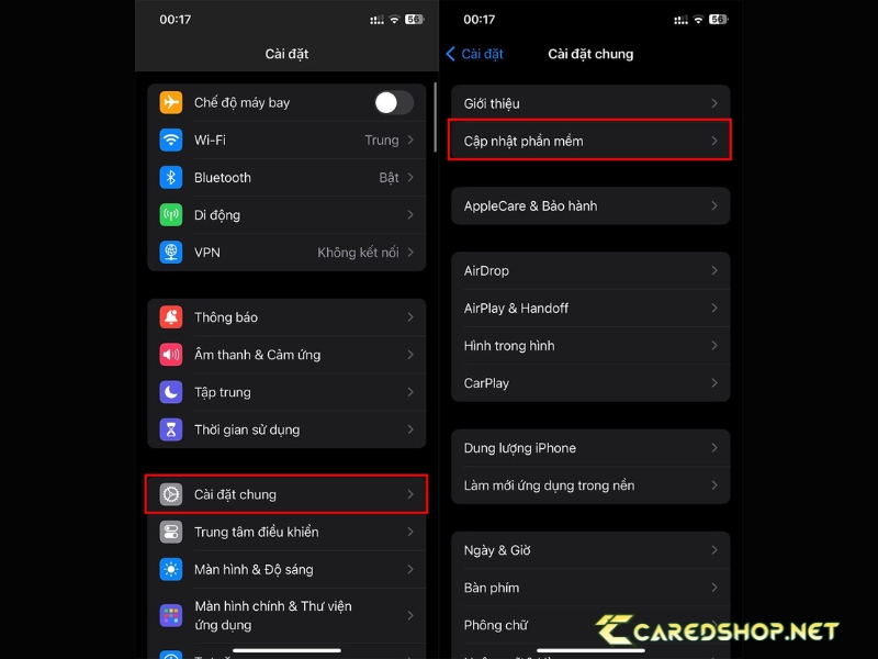 Cập nhật iOS mới nhất để tăng tương thích phiên bản Liên Quân