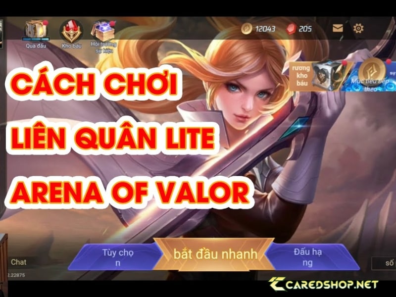 Giao diện Liên Quân bản Lite khá tương đồng với bản Moba